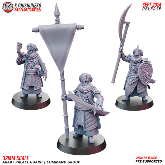 Araby Palace Guard Command Group Kyoushuneko Miniatures