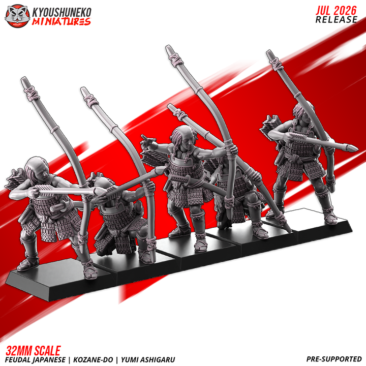 Kozane-dō, Yumi Ashigaru by Kyoushuneko Miniatures