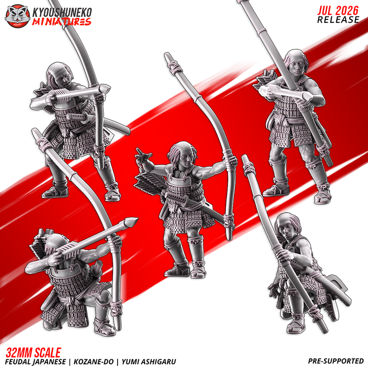 Kozane-dō, Yumi Ashigaru by Kyoushuneko Miniatures