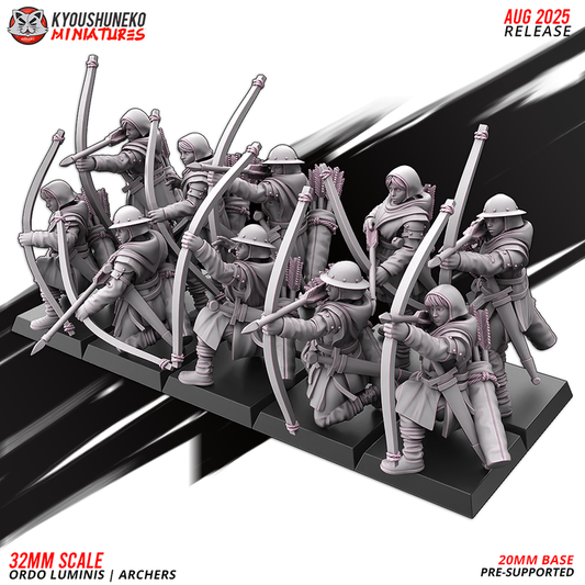 Ordo Luminis Archers by Kyoushuneko Miniatures