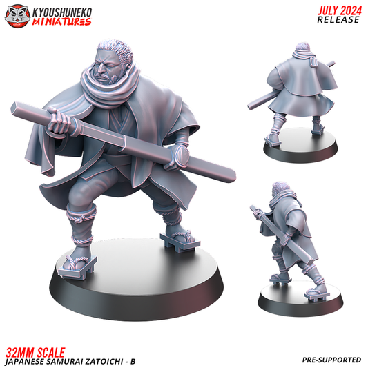 Japanese Samurai Zatoichi B by Kyoushuneko Miniatures