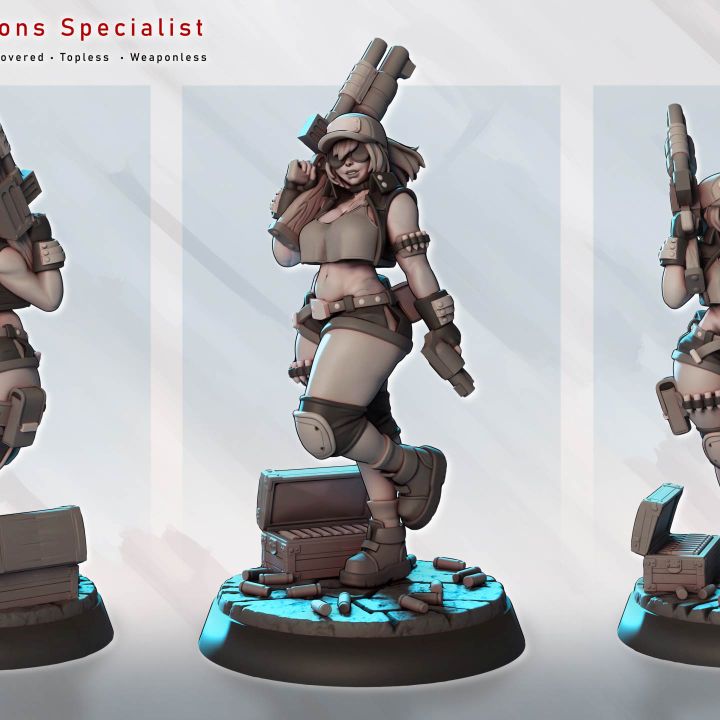 Fira – Heavy Weapons Specialist by Gaz Minis