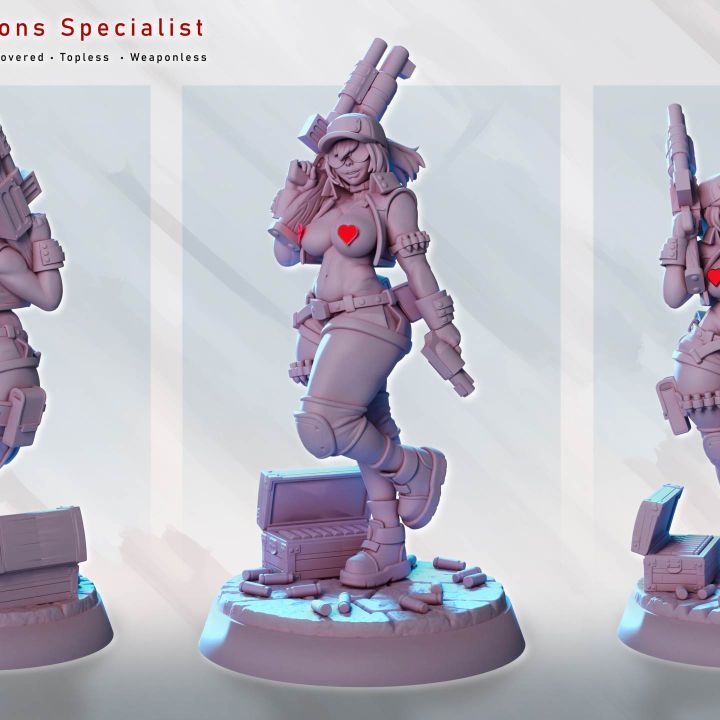 Fira – Heavy Weapons Specialist by Gaz Minis