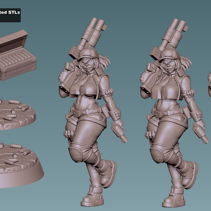 Fira – Heavy Weapons Specialist by Gaz Minis