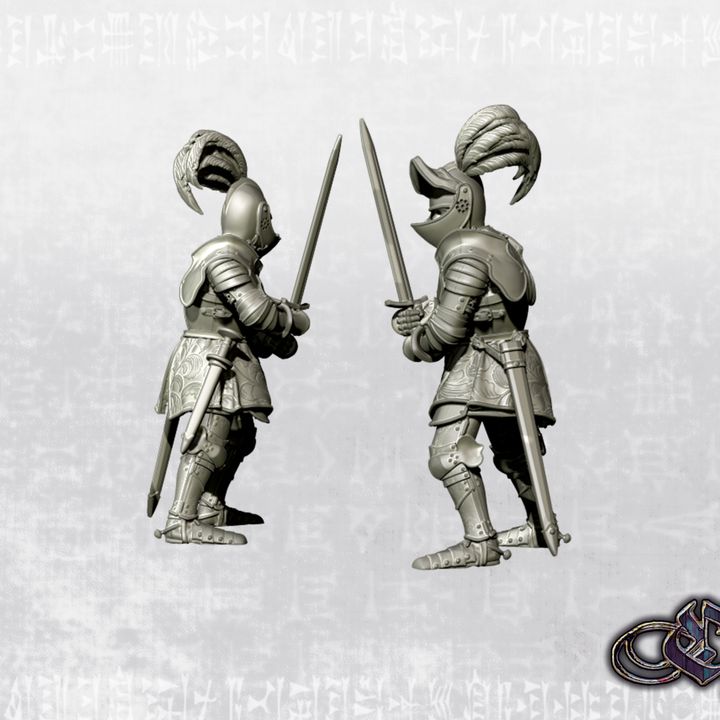 "Pierre Terrail de Bayard on foot - Late 15th century" by Ezipion miniatures