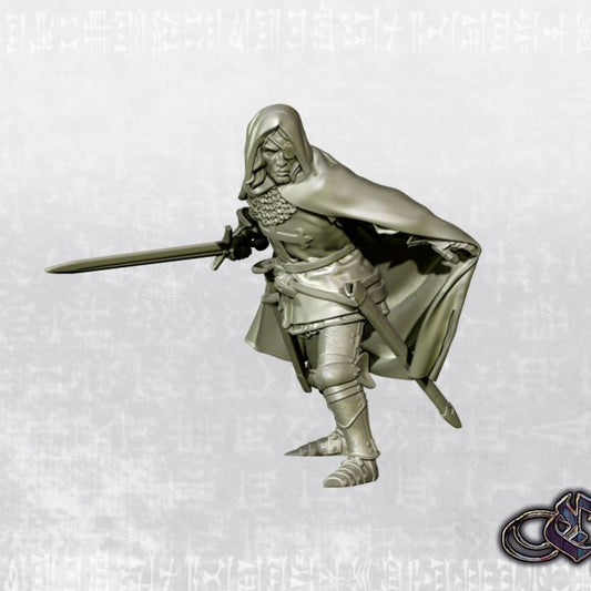 "Veteran knight crusader exposed - 14th century" by Ezipion miniatures