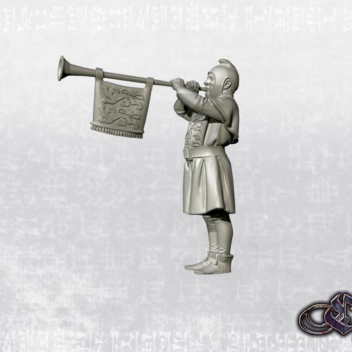 "Herald Trumpeter - Ivanhoe (1952)" by Ezipion miniatures