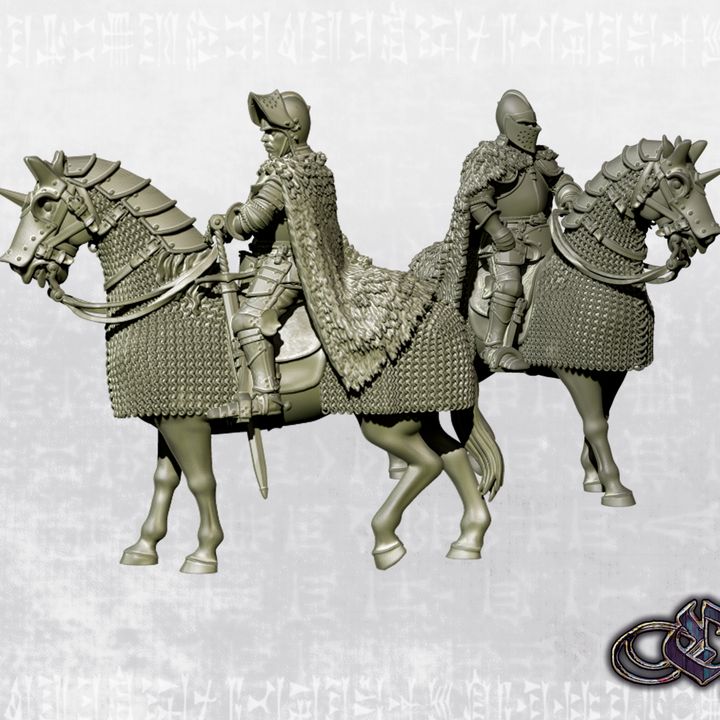 Giovanni de Medici on horse - Late 15th century no helmet version