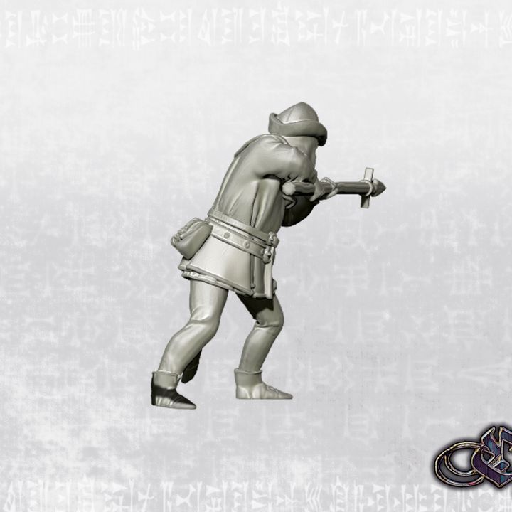 "Regadatore with hunting spear - 14th century" by Ezipion miniatures