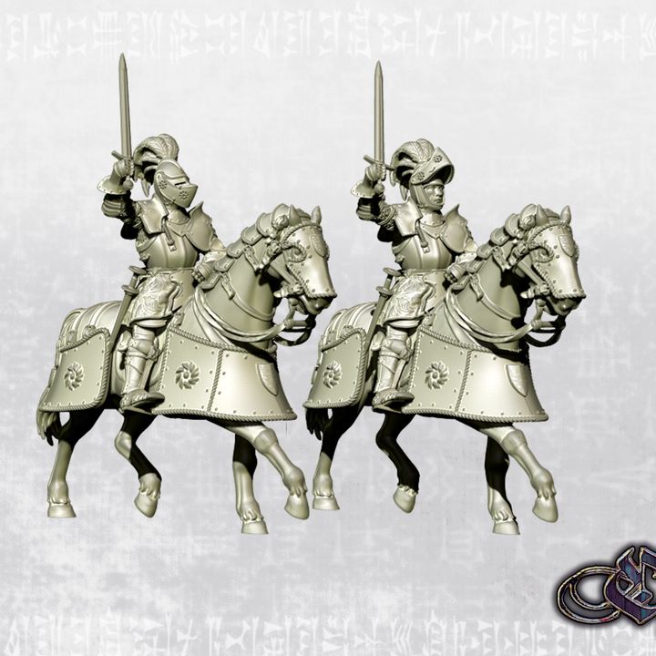 "Pierre Terrail de Bayard on horse - Late 15th century" by Ezipion miniatures