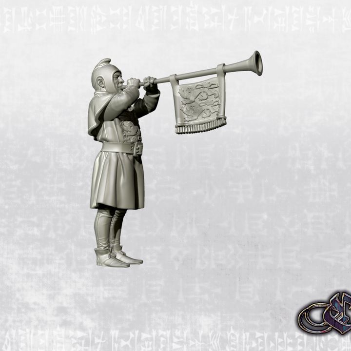 "Herald Trumpeter - Ivanhoe (1952)" by Ezipion miniatures