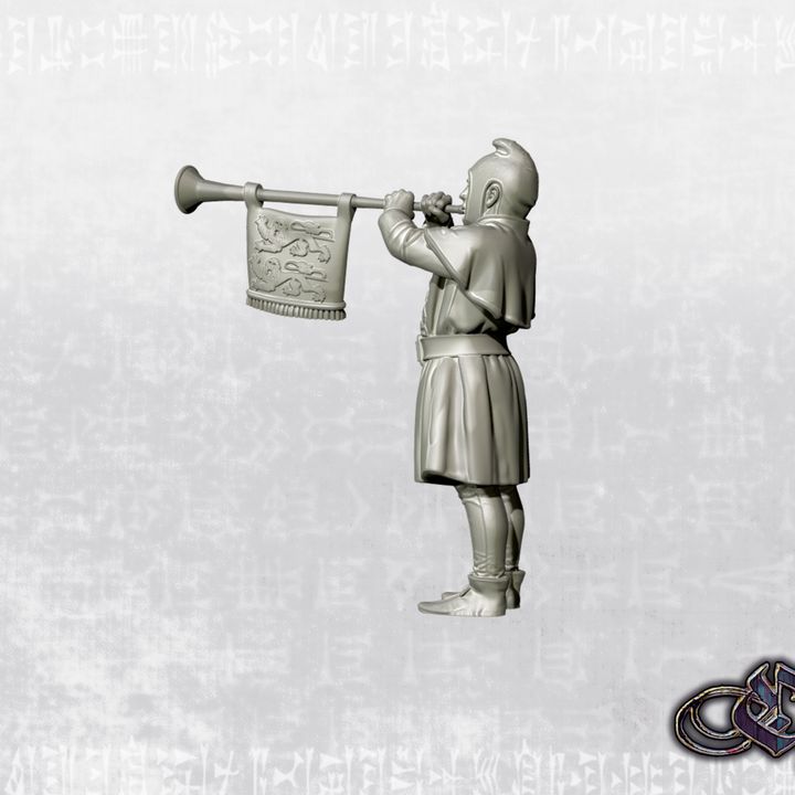 "Herald Trumpeter - Ivanhoe (1952)" by Ezipion miniatures