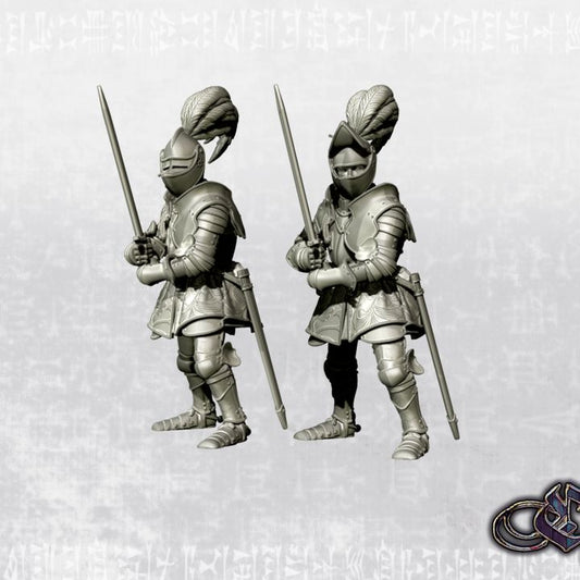 "Pierre Terrail de Bayard on foot - Late 15th century" by Ezipion miniatures