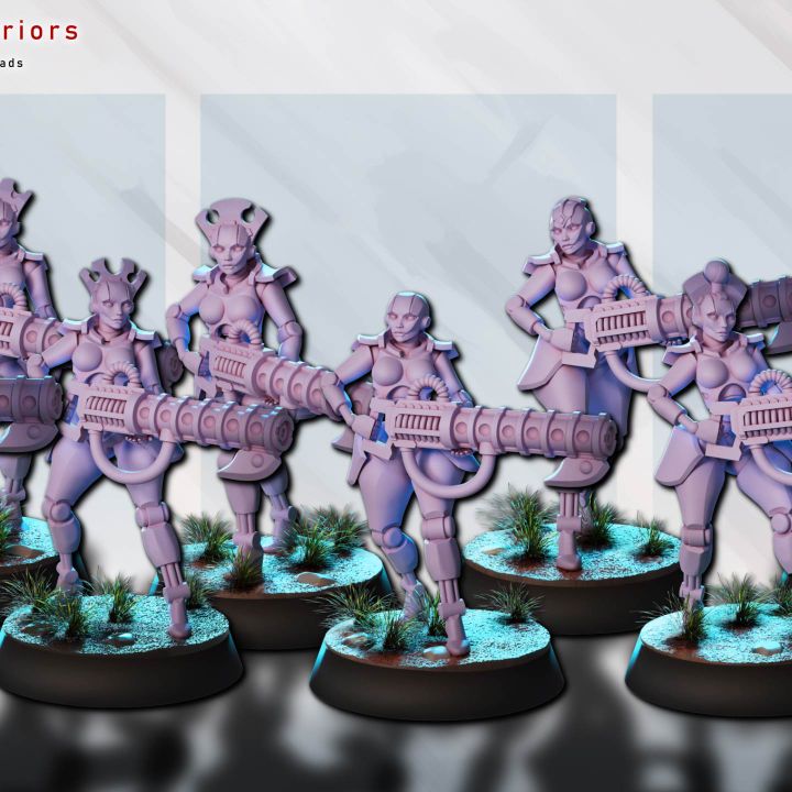 Living Metal Warriors – Troop Unit by Gaz Minis
