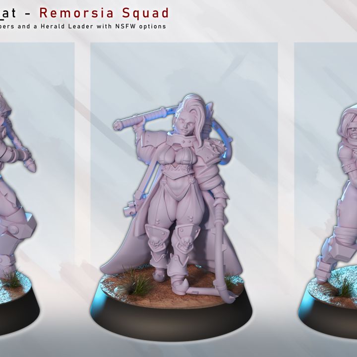 Siblings of Combat - Remorsia Squad by Gaz Minis