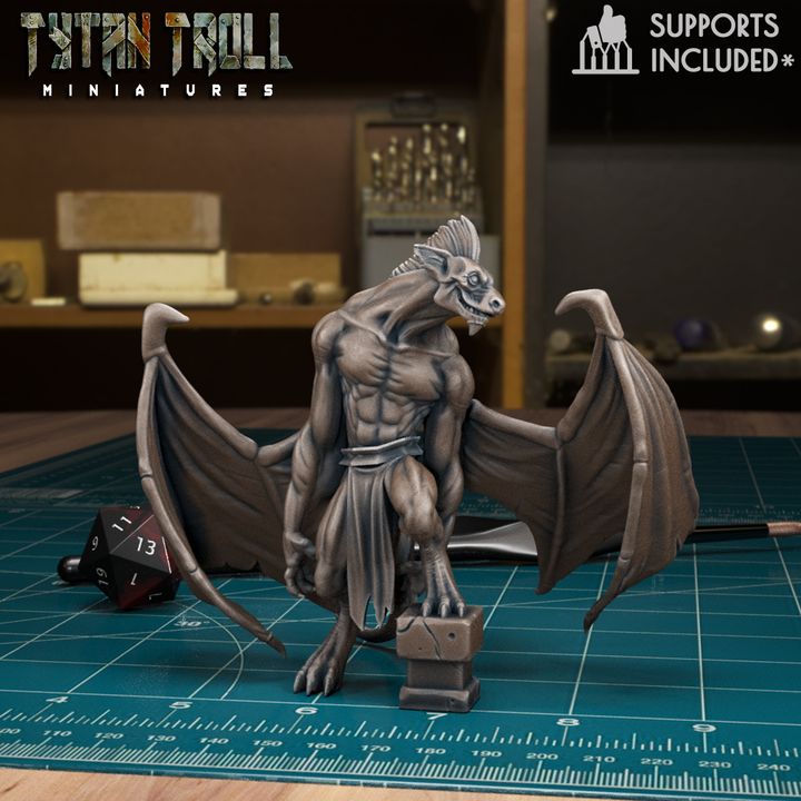 Gargoyle 04 by Tytan Troll Miniatures