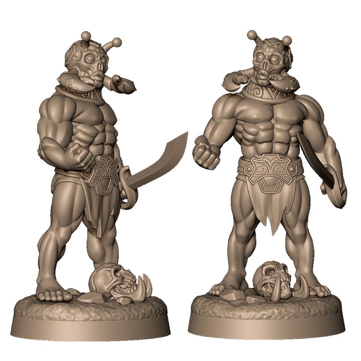 Alien crab monster by Menagerie Miniature