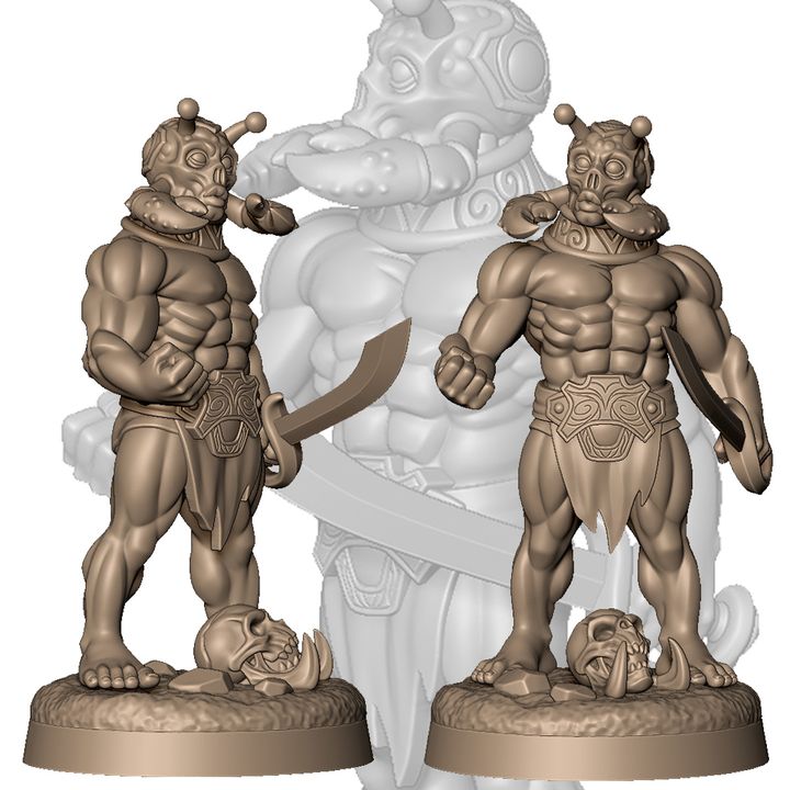 Alien crab monster by Menagerie Miniature