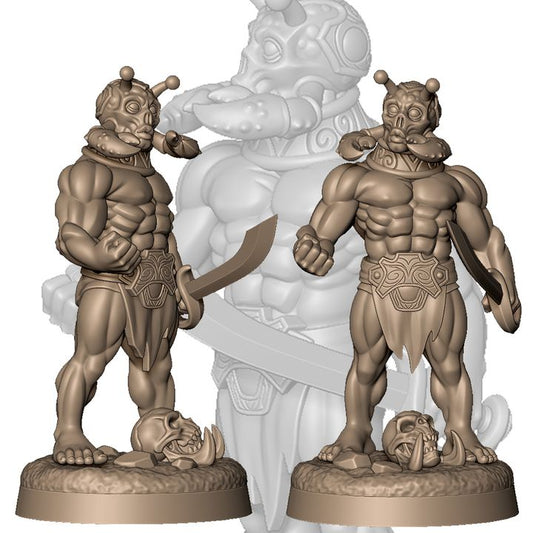 Alien crab monster by Menagerie Miniature