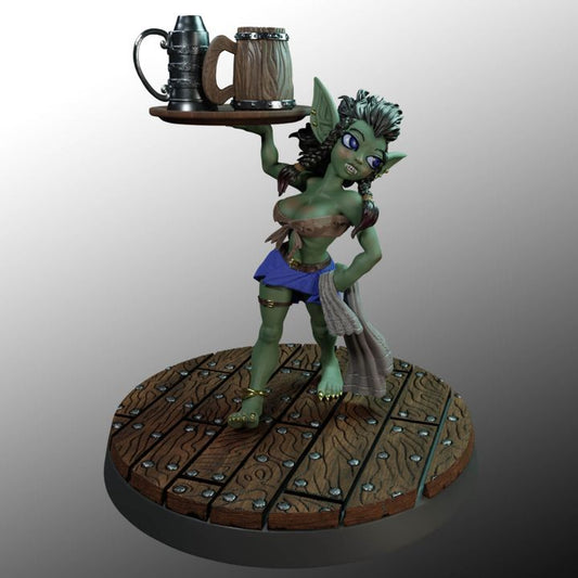 Goblin girl Barmaid by Mythologic Arts