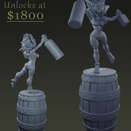 Goblin girl Barmaid by Mythologic Arts