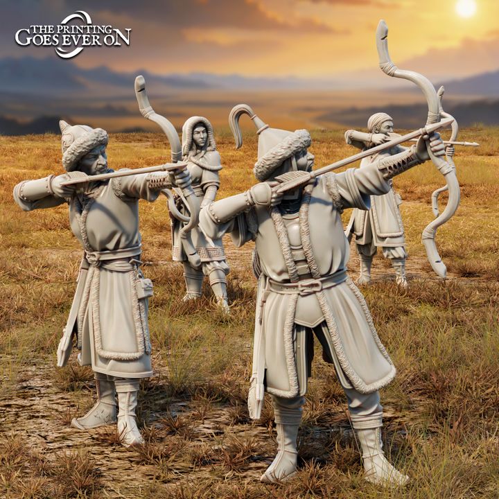 Golden Khanate Archers by the Printing Goes Ever On