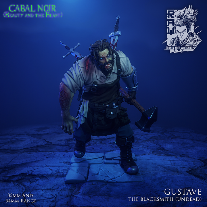 Gustave The Blacksmith by Ronin Arts Workshop