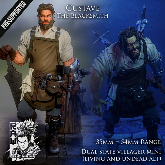 Gustave The Blacksmith by Ronin Arts Workshop