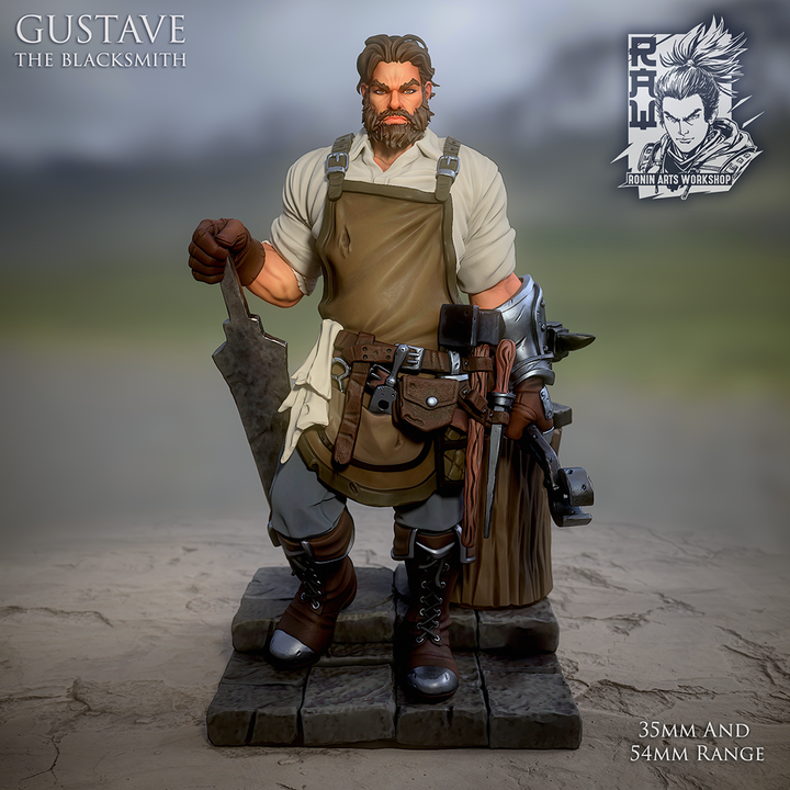 Gustave The Blacksmith by Ronin Arts Workshop