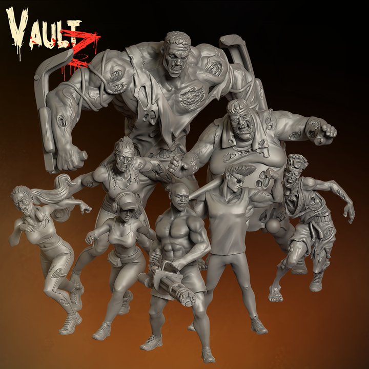 Gym Pack - Hunter/Mercenary Tier by Vaultz Miniatures