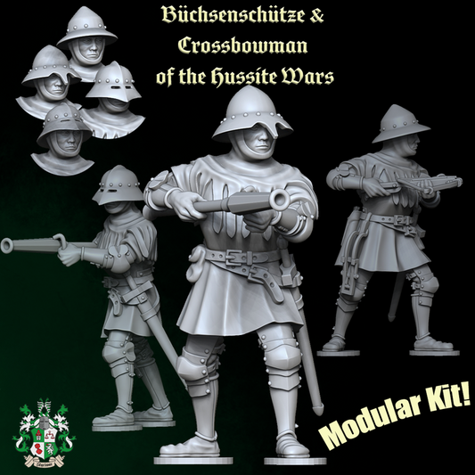 Dual-Kit Büchsenschütze & Crossbowman of the Hussite Wars by Styriwar