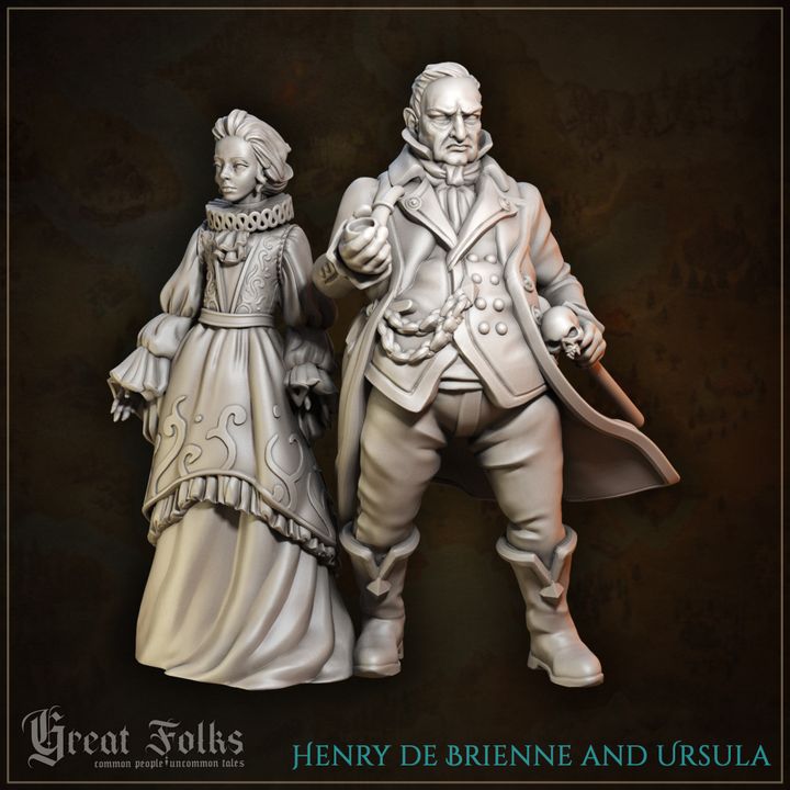 Henry de Brienne and Ursula by Great Grimoire