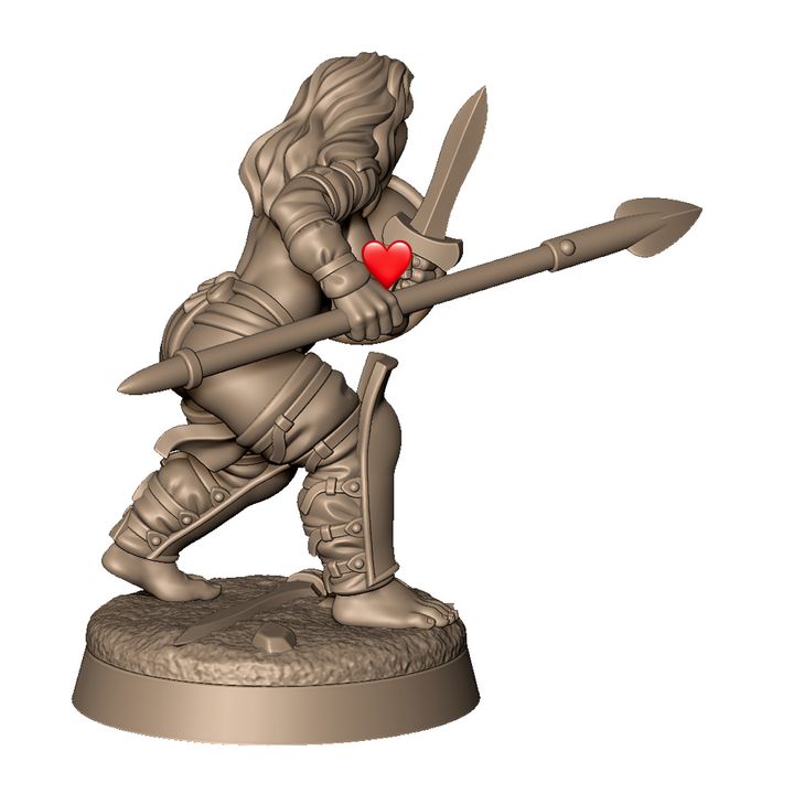 Female Hoplomachus gladiator by Menagerie Miniature (18+)