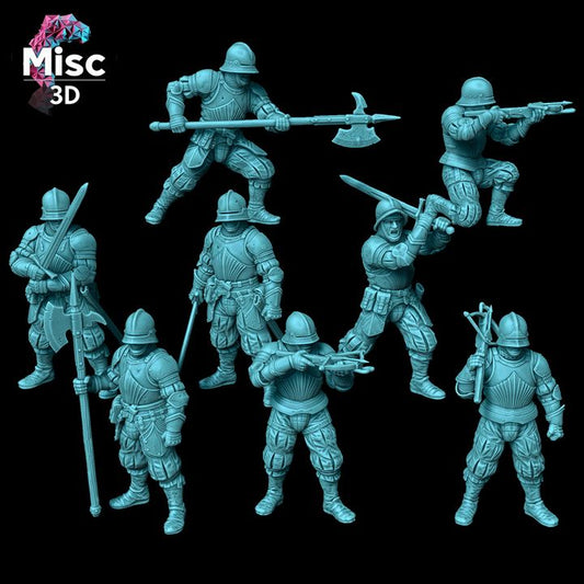Human City Guards by Misc 3D Creations