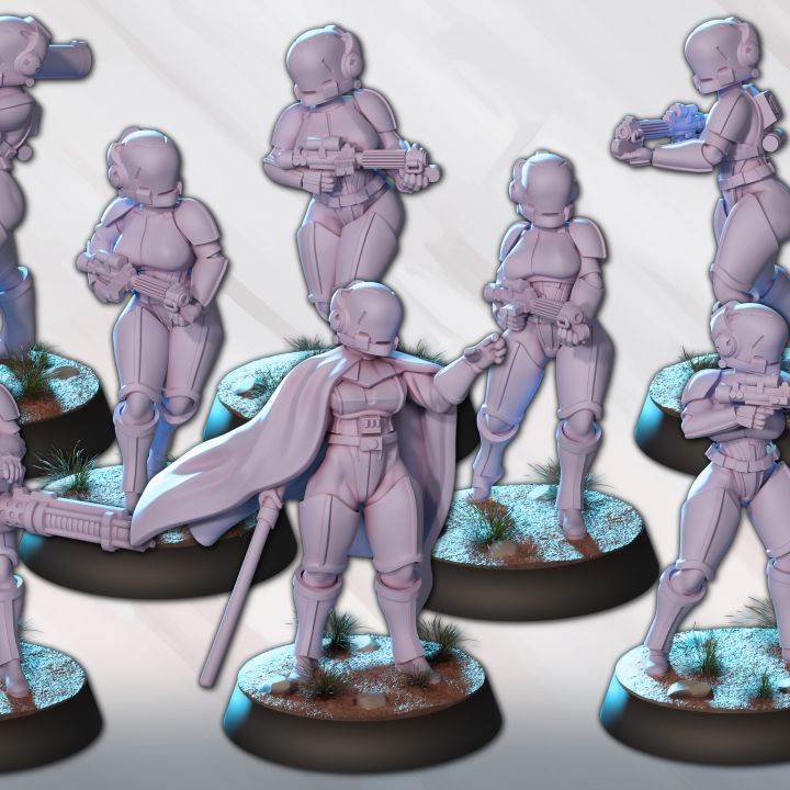 Hurricane Troopers – Full Squad by Gaz Minis