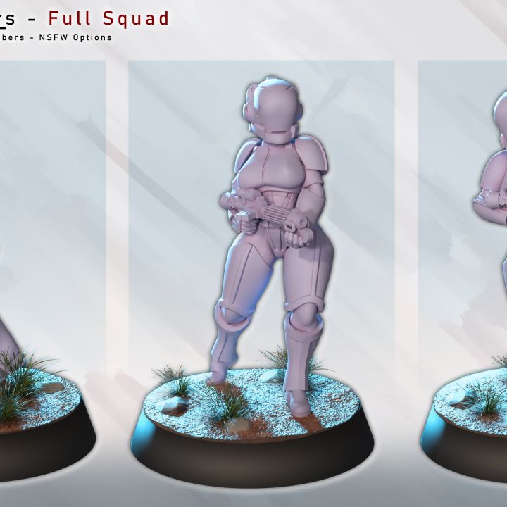 Hurricane Troopers – Full Squad by Gaz Minis