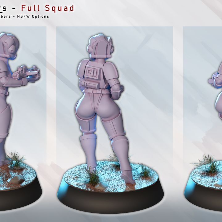 Hurricane Troopers – Full Squad by Gaz Minis