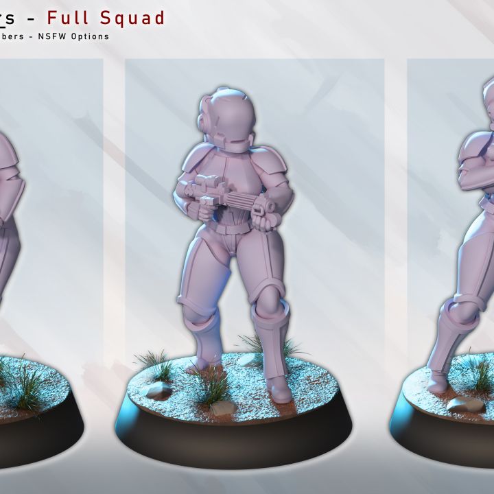 Hurricane Troopers – Full Squad by Gaz Minis