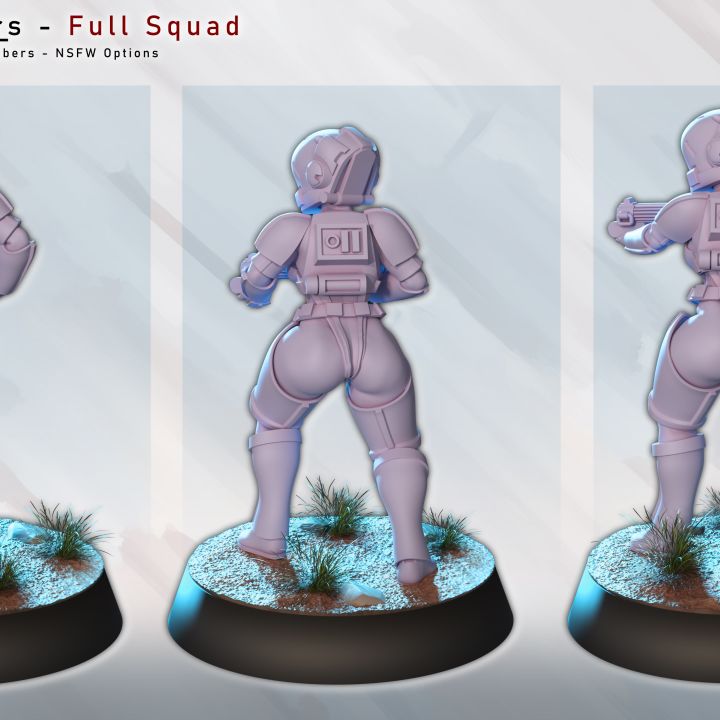 Hurricane Troopers – Full Squad by Gaz Minis