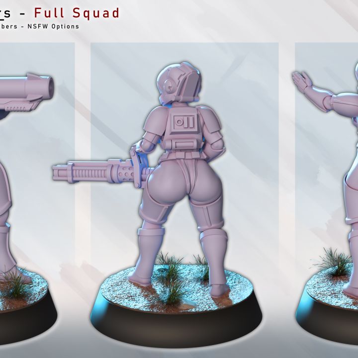 Hurricane Troopers – Full Squad by Gaz Minis