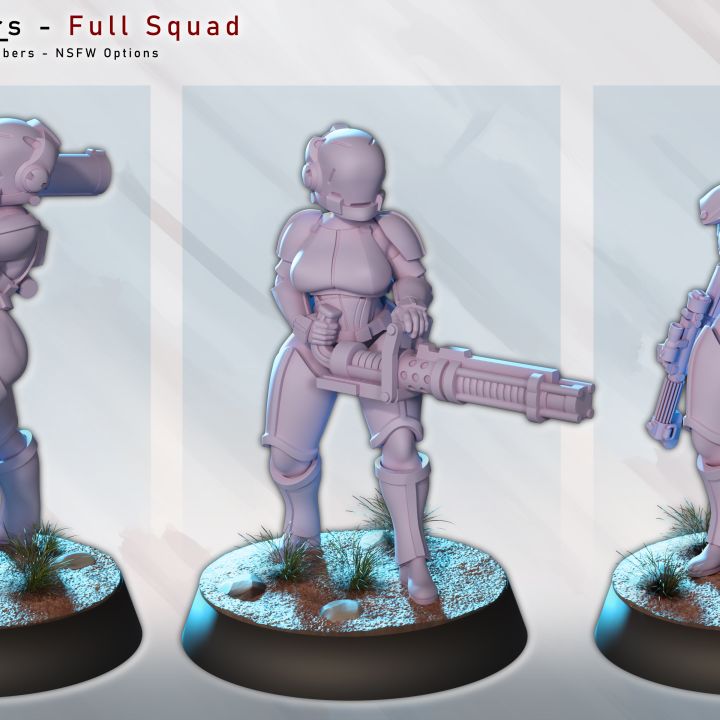 Hurricane Troopers – Full Squad by Gaz Minis