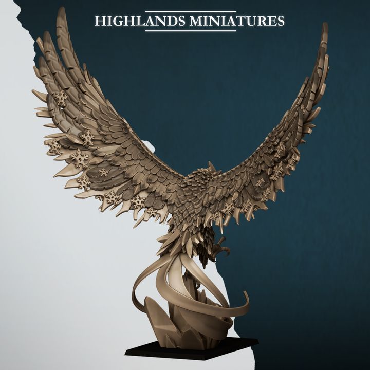 Fire and Ice Phoenix by Highlands Miniatures