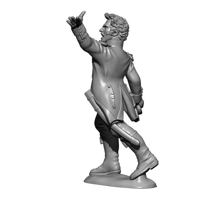 1808 Madrid uprising hero spanish infantry lieutenant Jacinto Ruíz by Baraka Wargames and Miniatures