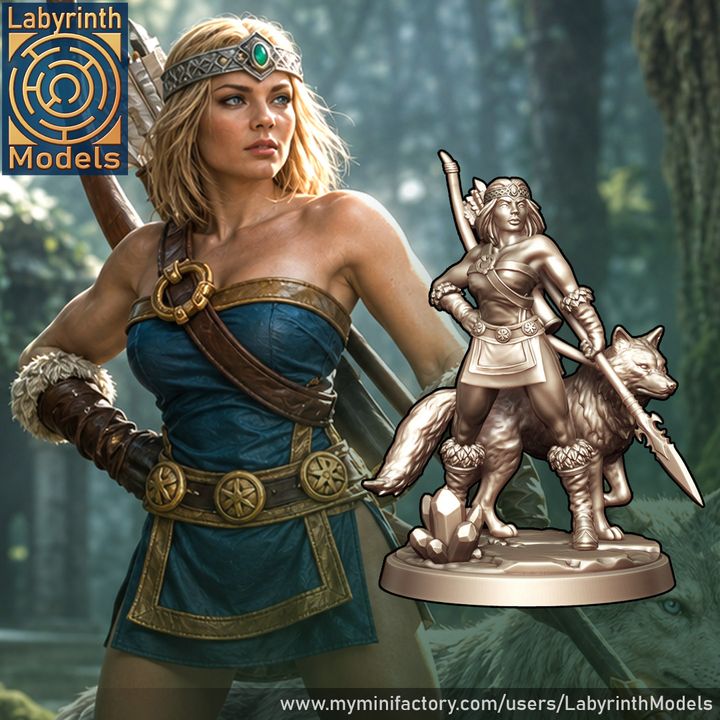 Priestess of Skadi by Labyrinth Models