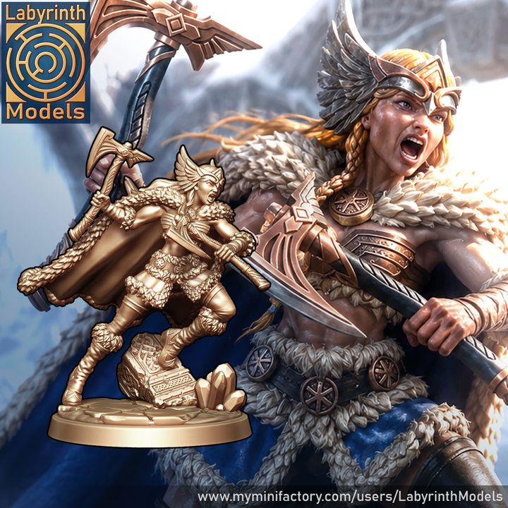 Valkyrie Berserkers Command Group by Labyrinth Models