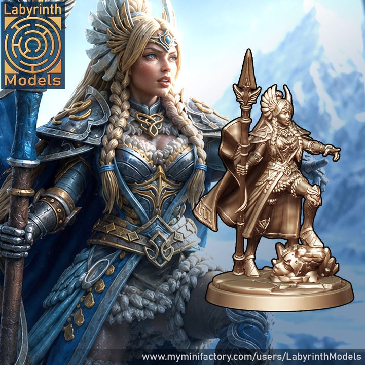 Valkyrie Warriors Command Group by Labyrinth Models