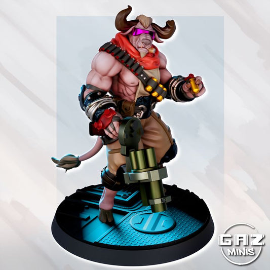 Brax Ironblast Minotaur by Gaz Minis