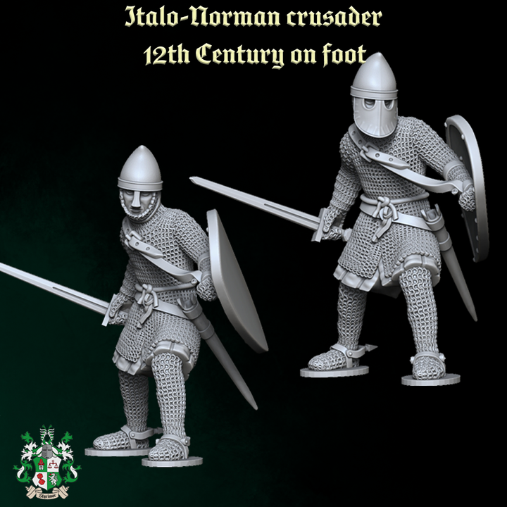 Italo-Norman Crusader on Foot by Styriwar