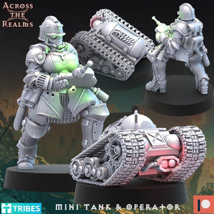 Mini Tank & Operator by Across the Realms