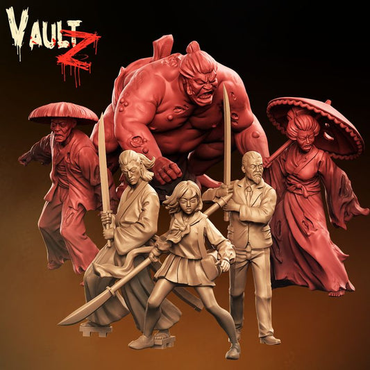 Japan Pack - Hunter/Mercenary by Vaultz Miniatures